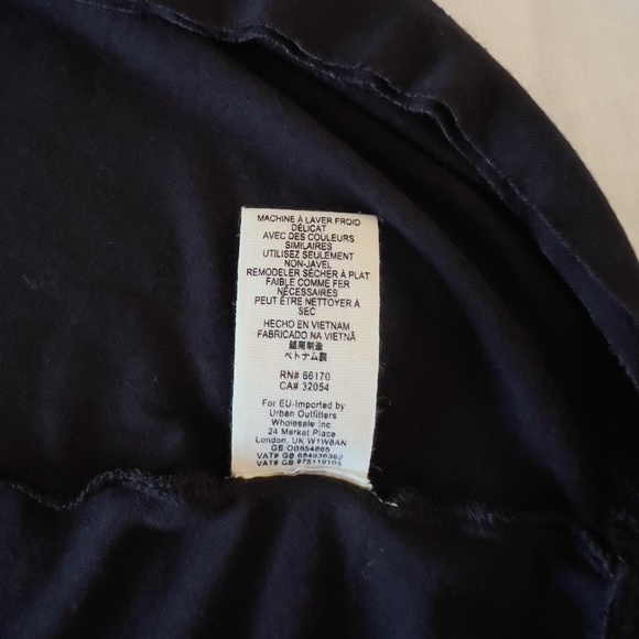 Free People Back in Town Black Top - Large Whimsigoth Boho Indie Goth - Picture 8 of 9